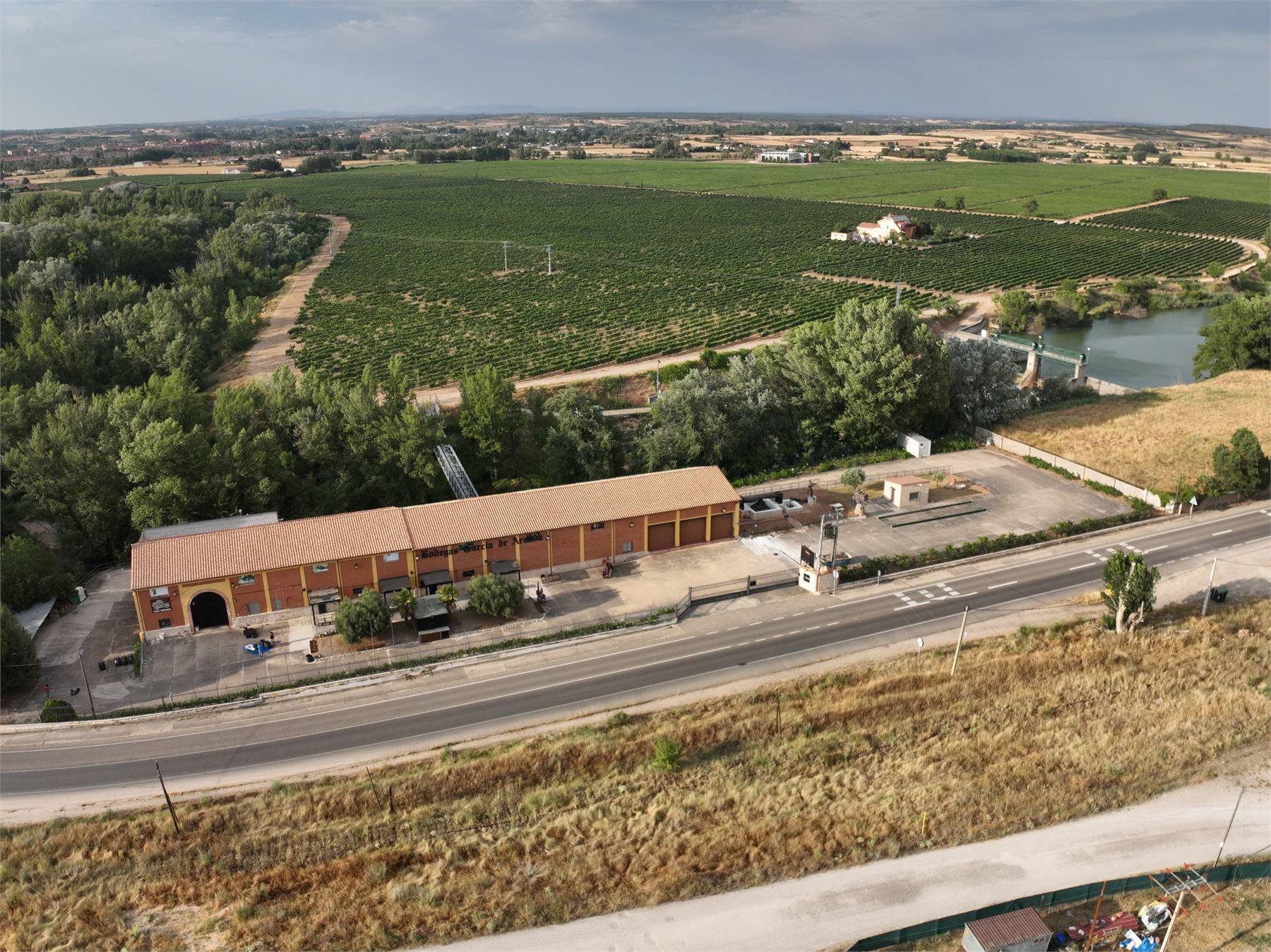 La finca de Quinta de Izán junto al río Duero